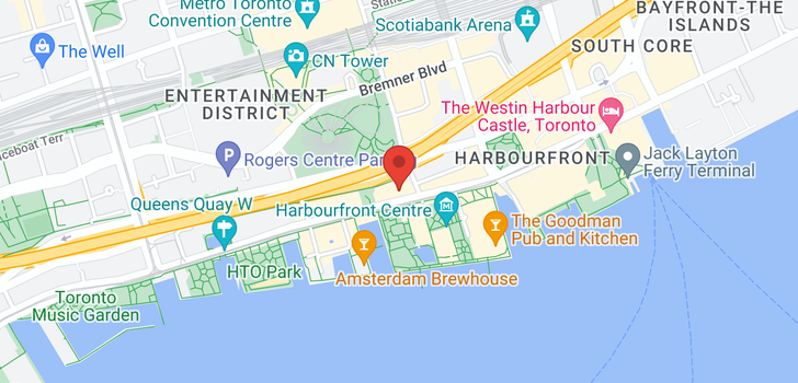 map of #2507 -228 QUEENS QUAY W